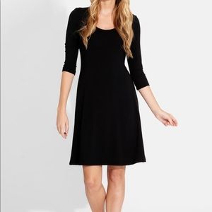 Black Jersey Karen Kane dress